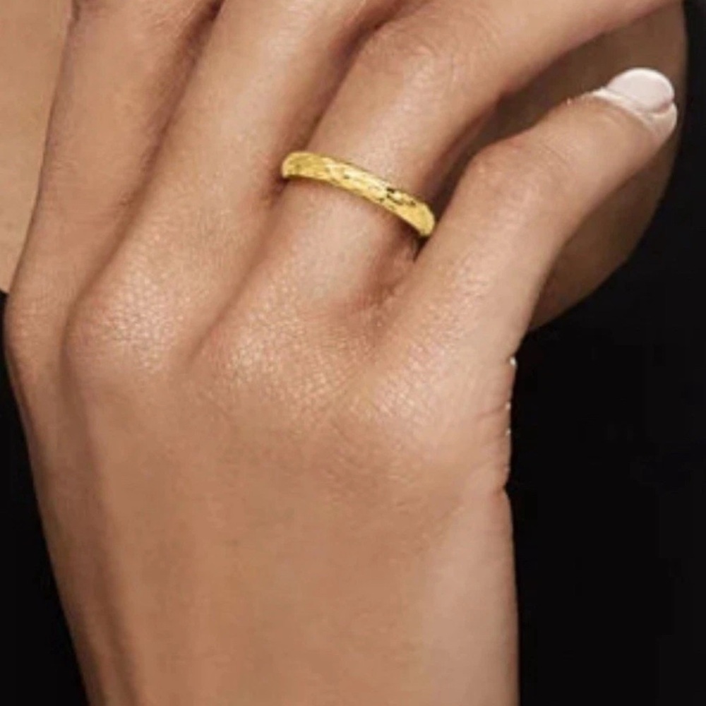 14K Yellow Gold Ring Size 5 - Picture 4 of 4